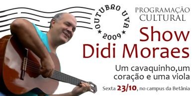 Outubro UVA tem atrações musicais em programação cultural