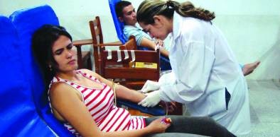Campanha de doação de sangue na UVA