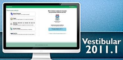 Vestibular terá inscrições somente via Internet