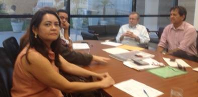 Reitora da UVA acompanha projetos no DAE