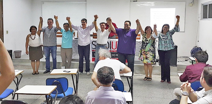 Nova Diretoria do SINDIUVA é empossada para gestão 2015-2017