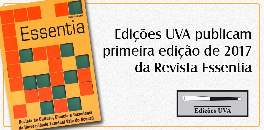 Edições UVA publicam edição de 2017.1 da Revista Essentia