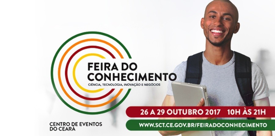 Maior evento de Ciência e Tecnologia do Ceará, a Feira do Conhecimento está com inscrições abertas até 29 de outubro