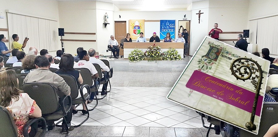 Livro sobre Centenário da Diocese de Sobral é lançado em solenidade na Cúria Diocesana