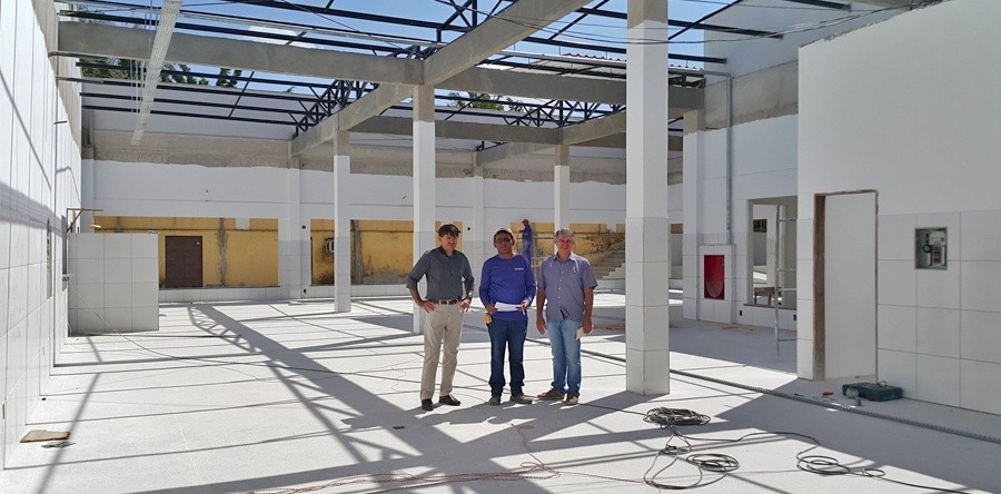 Restaurante Universitário da UVA está com mais de 70% de obras civis concluídas