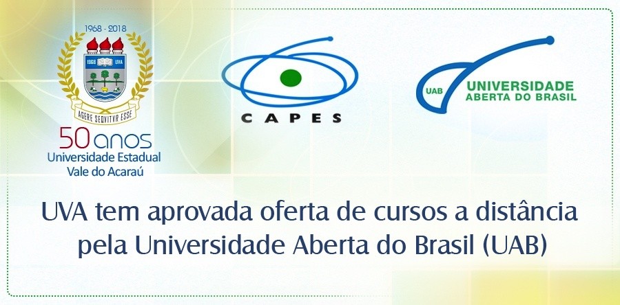 UVA tem aprovada oferta de cursos a distância pela Universidade Aberta do Brasil (UAB)