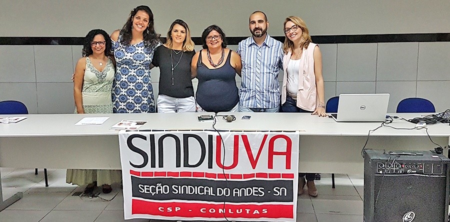 Empossados os novos dirigentes do SINDIUVA para o biênio 2017-2019