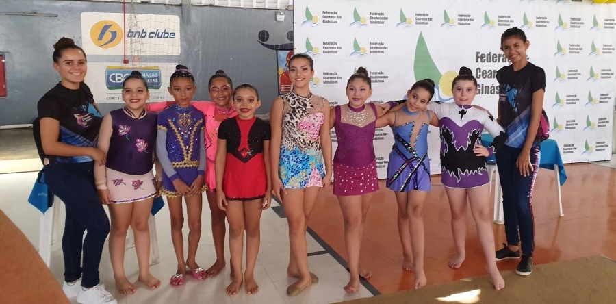 Crianças do Projeto de Extensão da UVA Ginástica Rítmica para Todos participam de torneio em Fortaleza