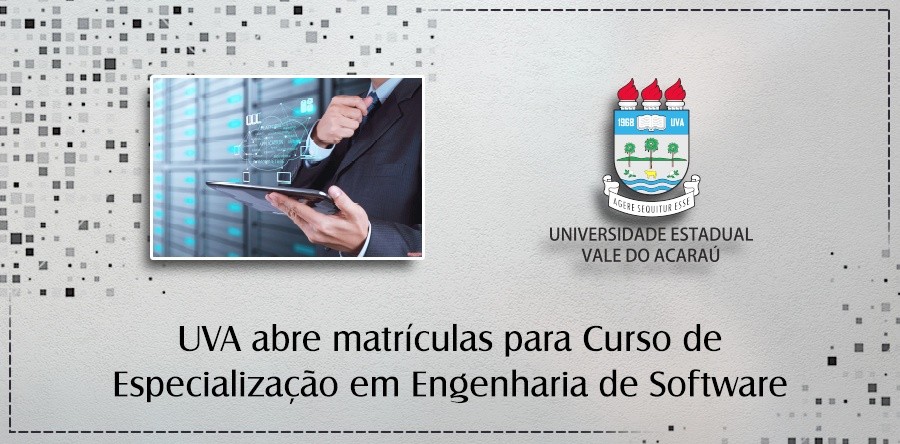 UVA abre matrículas para Curso de Especialização em Engenharia de Software