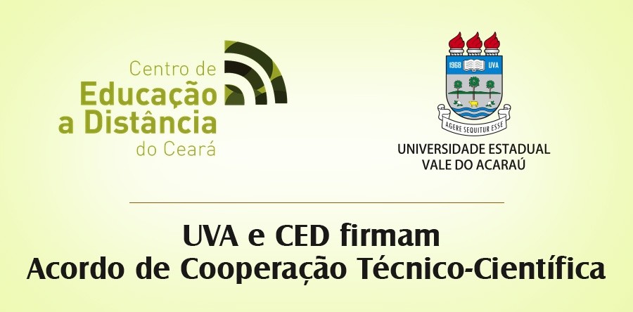 UVA e CED firmam Acordo de Cooperação Técnico-Científica