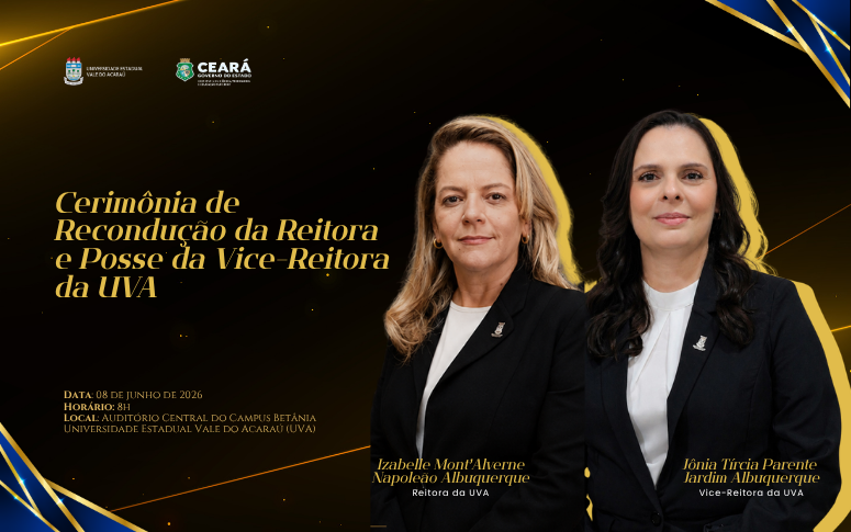 UVA realiza Sessão Solene do Conselho Universitário para recondução da reitora e posse da vice-reitora