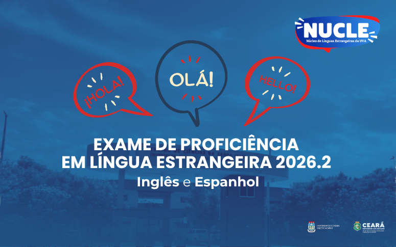 UVA abre inscrições para Exame de Proficiência em Inglês e Espanhol 2026.2